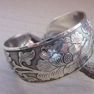 Beautiful Carved Cuff Bracelet Perfect Gift Womens